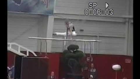 Parallel bar. Cut backward to handstand