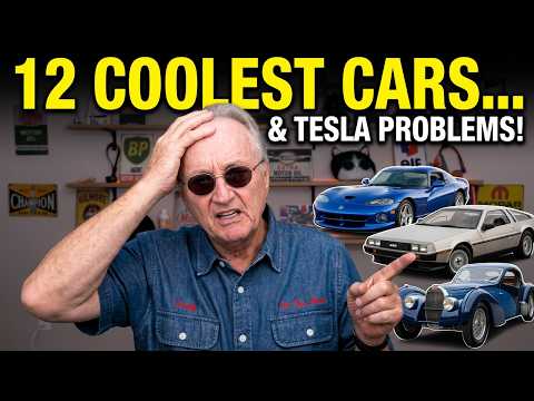 The 12 Coolest Cars Ever Made (And Another Reason to Hate Teslas)