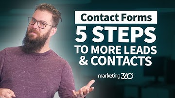 Contact Form Design: 5 Steps to More Leads & Contacts - Online Marketing Tips | Marketing 360