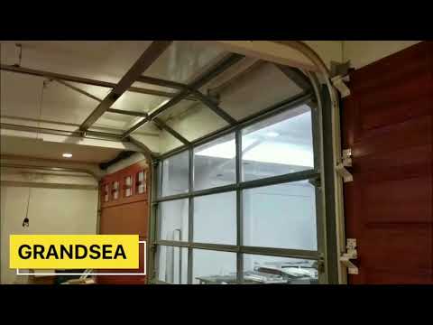 residential-black-color-aluminum-glass-sectional-garage-door