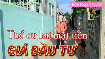 Nhà đất đảo Phú Quý | Đất thổ cư góc hai mặt tiền | Đi ra biển 100m| Nhà đất giá rẻ đảo Phú Quý