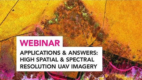 Applications & Answers with High Spatial and Spectral Resolution UAV Imagery with Harris Geospatial
