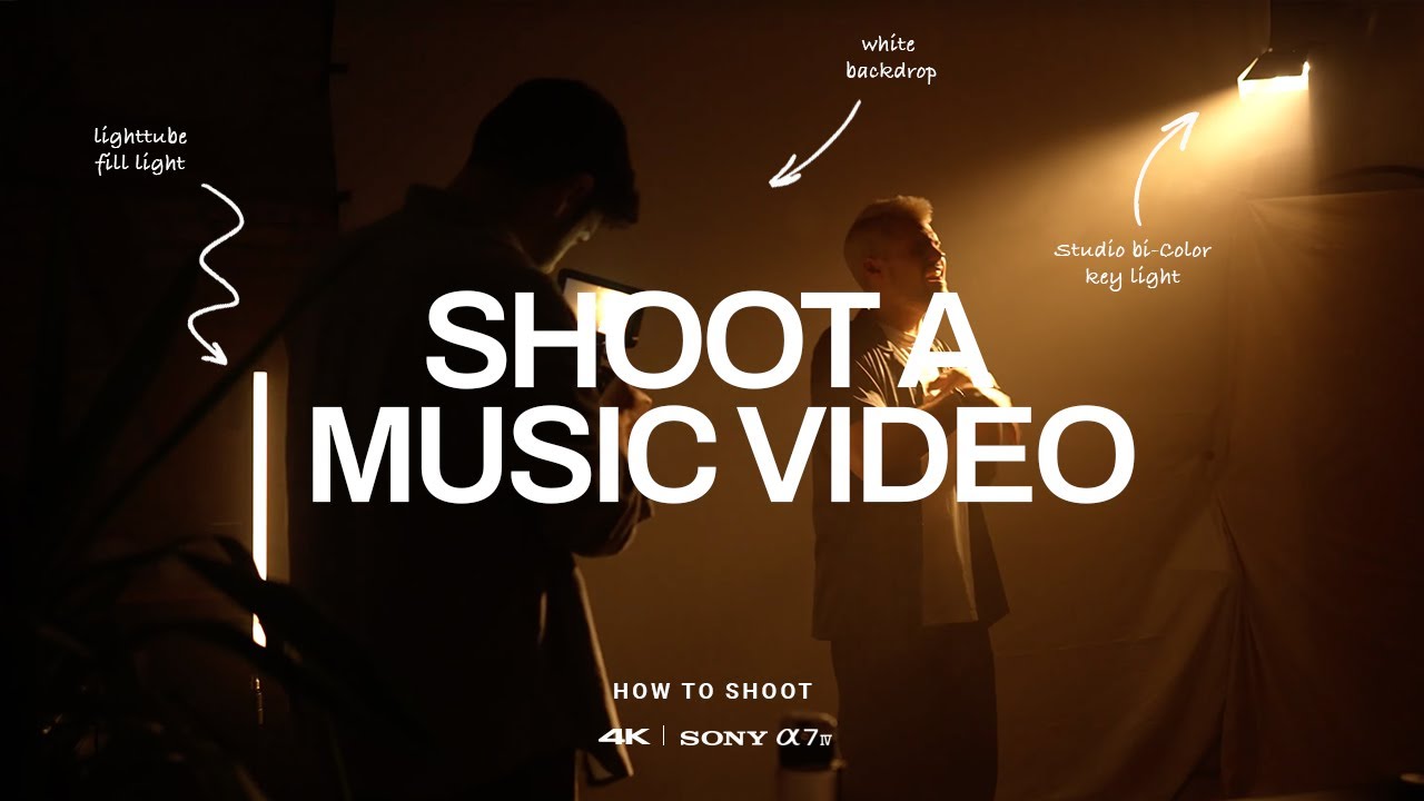 how to shoot a music video on a budget at home | solo shooting (one ...