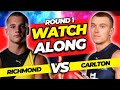 RICHMOND vs CARLTON | Round 1 2025 LIVE AFL Watchalong