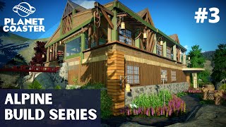 Planet Coaster Alpine Park Build Series Ep. 3 - Mine Train Coaster Station