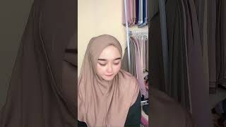 Hamidah Malay Instant Hijab Non-Prd Bergo Hijab Premium Jersey Cool, Soft And Smooth