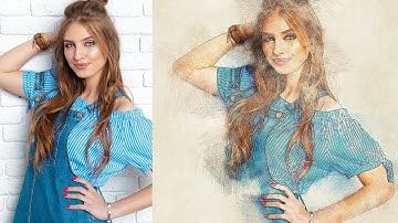 Photoshop Tutorial | Color Pencil Photoshop Action