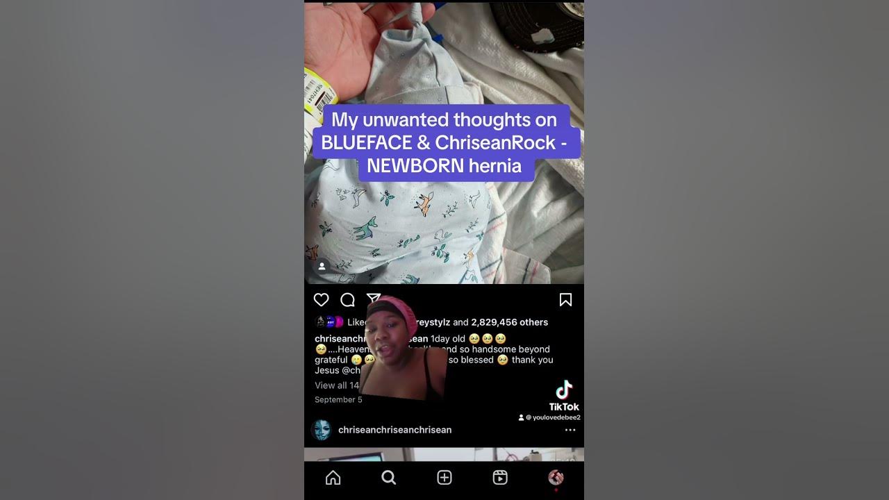 BLUEFACE expose chrisean Jr hernia part 2 YouTube