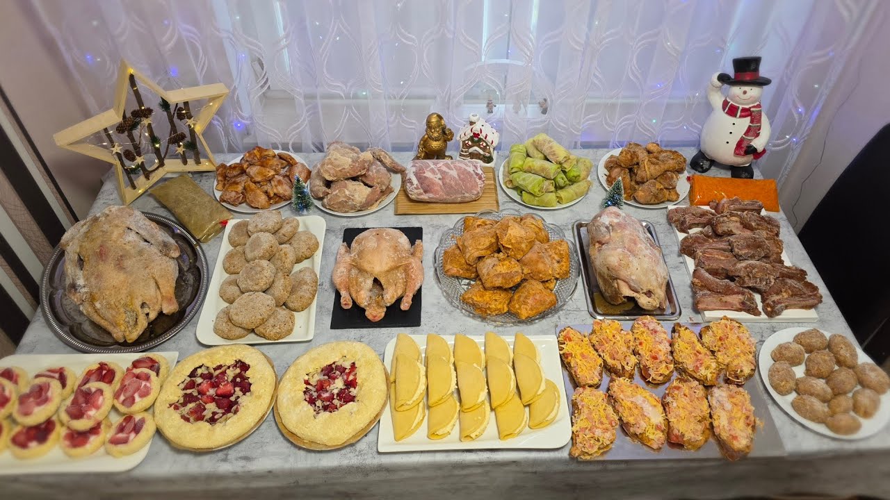 Праздничные заготовки в морозилку. Домашние полуфабрикаты, рецепты.