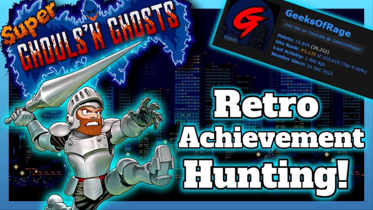 Grinding Super Ghouls n Ghosts Retro Achievements On The SNES! 8/20/2025