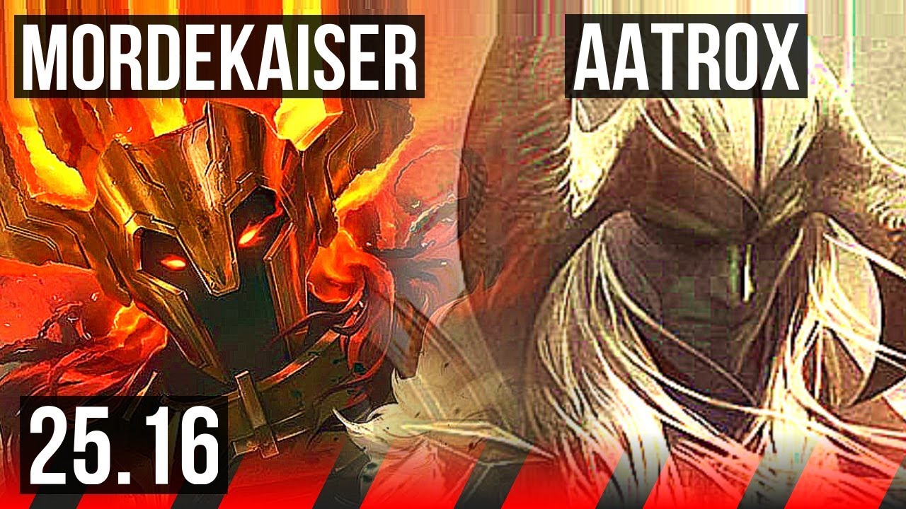 MORDEKAISER vs AATROX (TOP) | KR Master | 25.16