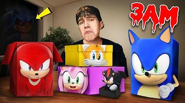 ÖFFNE NIEMALS ALLE SONIC MYSTERY BOXEN um 3 UHR!!