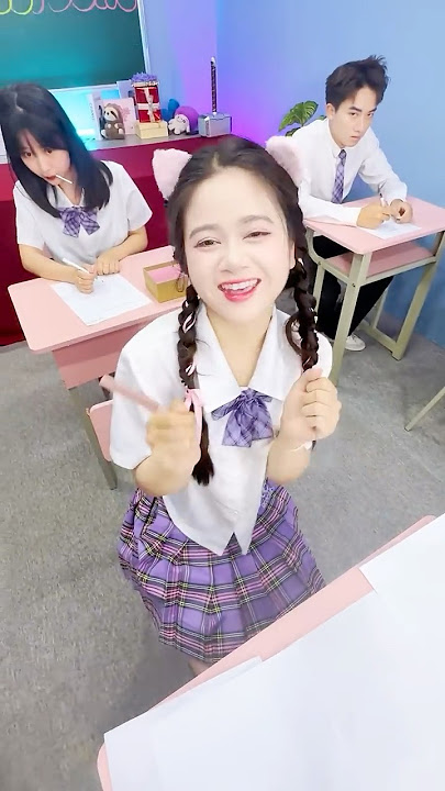 No One Escaped the Teacher’s Eye 👀✏️ #lilymeow #lilymiumiu #couplegoals #schoolcrush #schooldrama