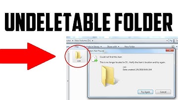 How To Make Undeletable Folder In Windows