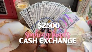 Cash Envelope Exchange + Bill Swap| 1K Slip | July 2021| Sinking Funds | OhmyfroBudgets