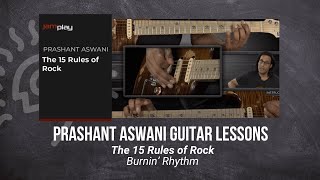 🎸 Prashant Aswani Guitar Lesson - Burnin' Rhythm - JamPlay  @TrueFireTV