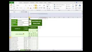 Property Auction Expert | Lot Analyser Tutorial 1
