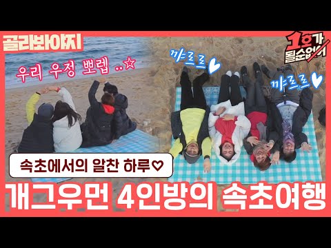 [골라봐야지] ＂언니 언니 뒤로 하트♡＂ 35년만에 바다에 온 미숙을 위해 잊지 못 할 추억을 만드는 네 사람｜1호가될순없어｜JTBC 201220 방송