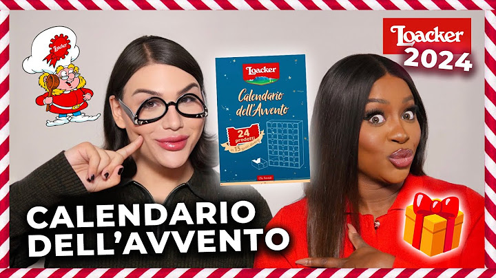 CALENDARIO DELL'AVVENTO LOACKER 2024 🎁 con @AleHilton