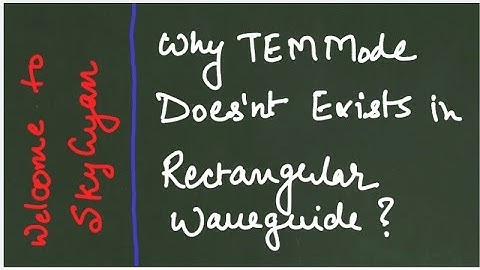 Why TEM Mode Doesn’t Exist in Rectangular Waveguide? l Electronics l Diploma l Engg l Polytechnic