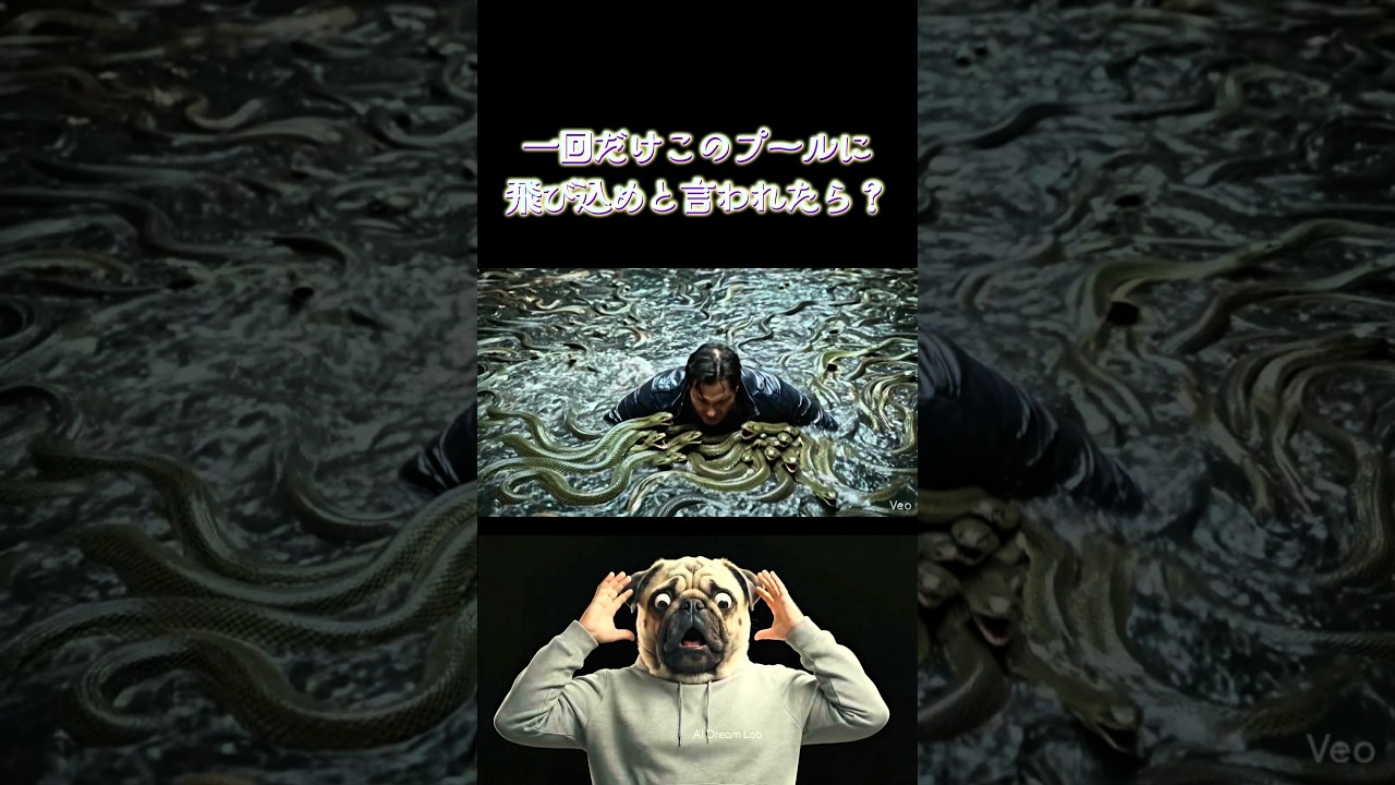 1回だけこのプールに入ってみてと言われたら？