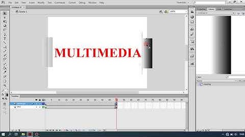 Tutorial Praktikum Membuat "Masking Animasi" Dengan Software Adobe Flash CS 6