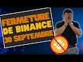 Fermeture de binance au canada quelle plateforme choisir agissez avant le 30 septembre