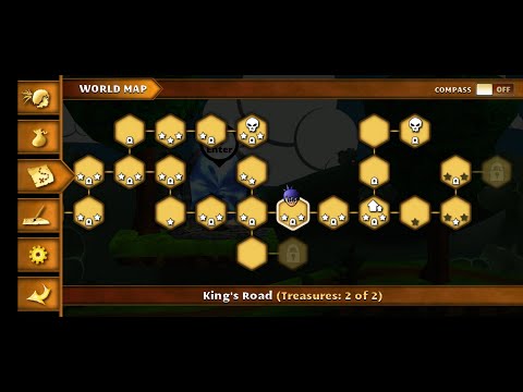 Swordigo walkthrough Part - 16. King's Road - Treasure = 2