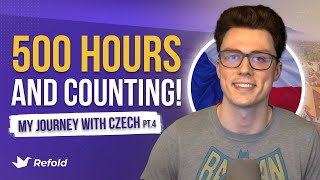 Whats Bens progress after 320 days of learning Czech?