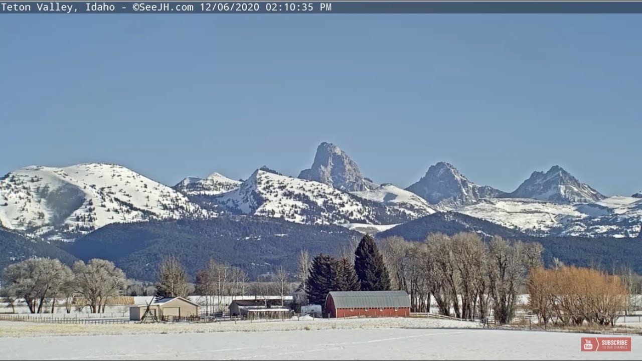 See Grand Tetons Idaho Side Live Webcam & Weather Report in Stanley