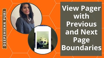 ViewPager with Previous and Next page Boundaries