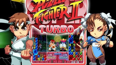 Super Puzzle Fighter II Turbo Ryu HARD mode Nintendo Switch Gameplay