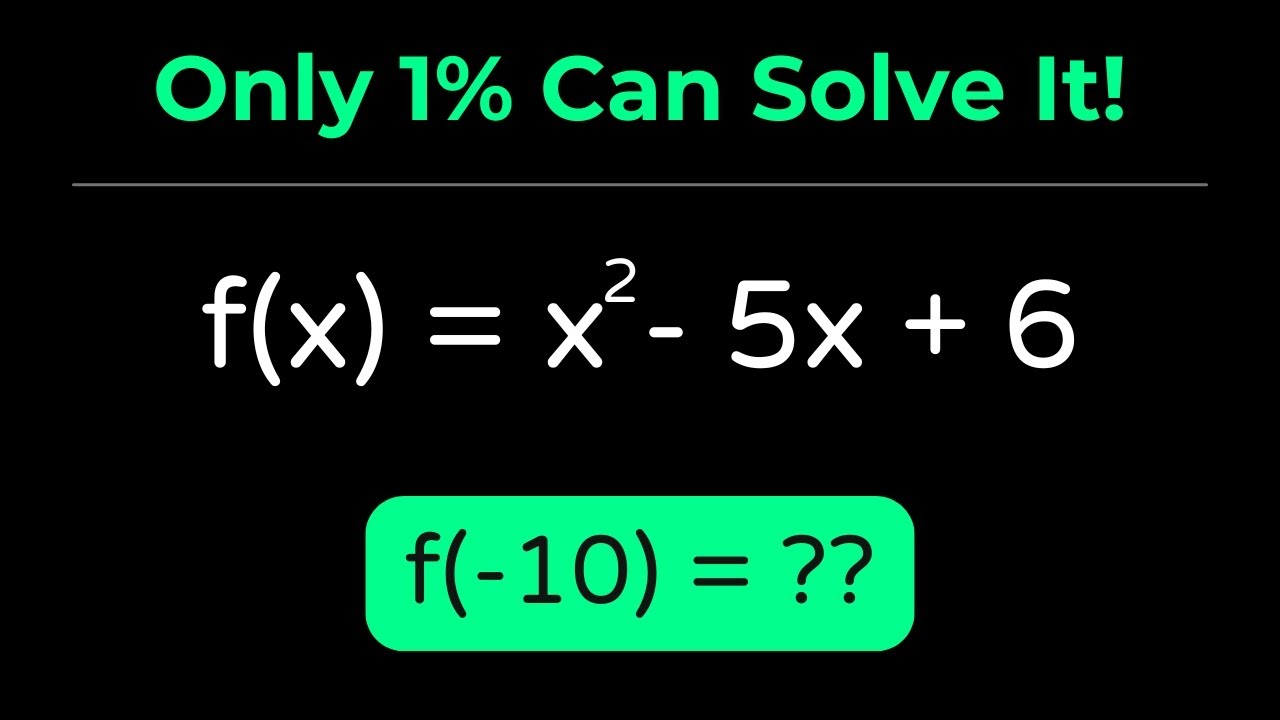 Find f(-10) Without a Graph – Step-by-Step Function Evaluation for Beginners