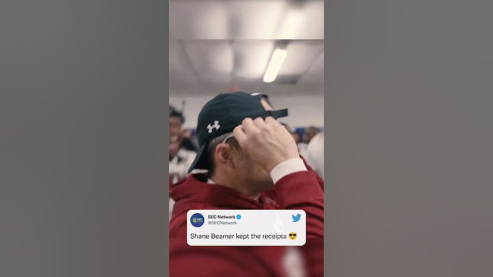 Shane Beamer clapped back 😅