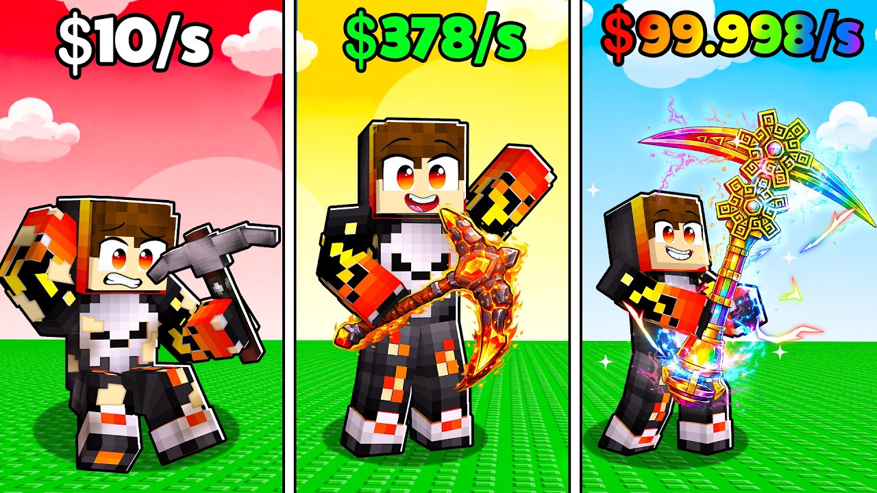 I Got The STRONGEST PICKAXE in Roblox!