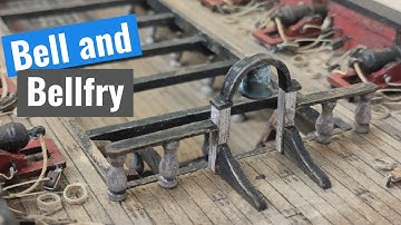 Model Ship Santisima Trinidad - Part 55 - Finishing the weathered bell and bellfry