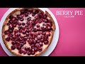 Пирог ягодный со сметанной заливкой | Нежный вкус с кислинкой | Berry pie | ASMR