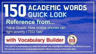 150 Academic Words Quick Look Ref from 