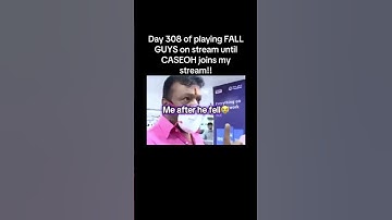 Day 308 of playing FALL GUYS on stream until CASEOH joins my stream!! #fypシ #fallguys #twitch