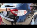 Subaru WRX STI Hatch Red Out Tail Light Vinyl Overlay Install Premium Auto Styling