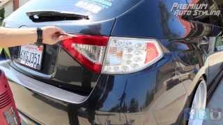 Subaru WRX STI Hatch Red Out Tail Light Vinyl Overlay Install : Premium Auto Styling