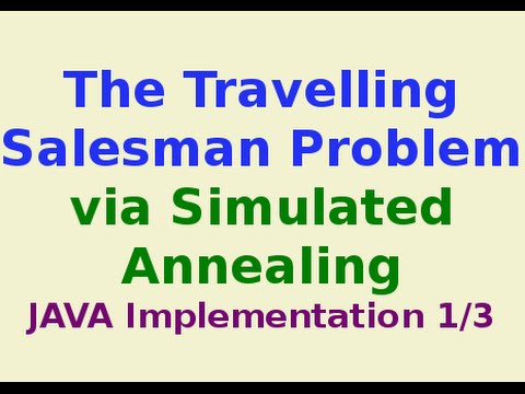 Simulated Annealing 5/7: JAVA Implementation 1/3