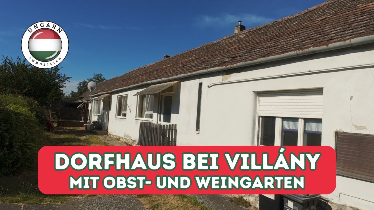 Goßes Dorfhaus bei Villány zu verkaufen - Weinbauregion in Südungarn