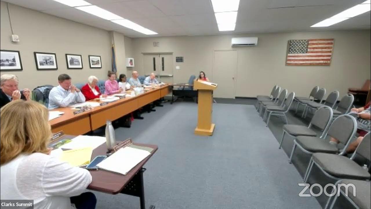 Clarks Summit Borough Council Meeting 9722 YouTube