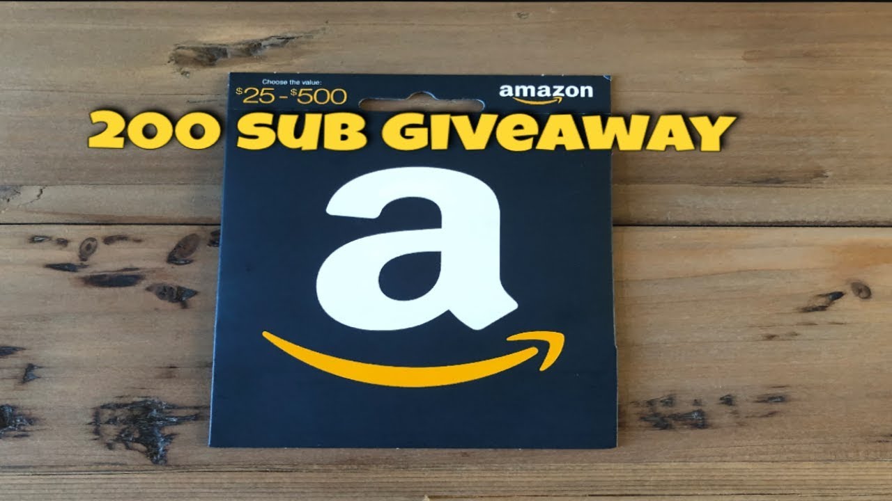$25 Amazon gift card giveaway