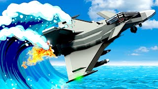Tsunami Survival in a FIGHTER JET?! (Stormworks)