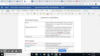 Argument: Hook & Background