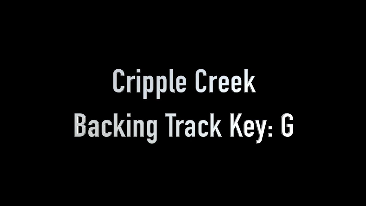 Cripple Creek Backing Track Key G YouTube