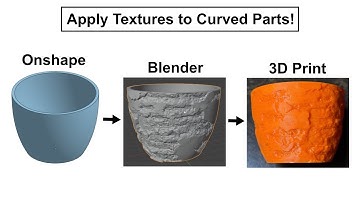 Apply Textures to Curved Onshape Models with Blender