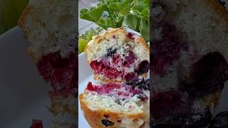 Berry Berry Muffin Tarifi 🍓🫐 | Bol Meyveli Yumuşacık Muffinler